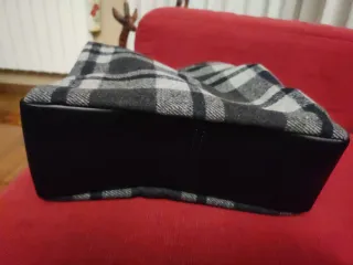 Bolso de mano cuadros