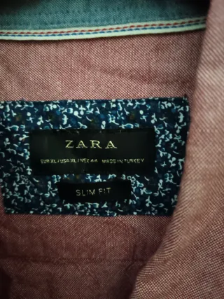 Camisa Zara XL Vermelha