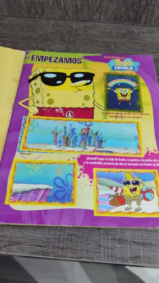 Álbum Cromos Bob Esponja