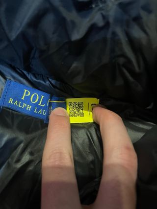 Abrigo Ralph Lauren Negro Talla L