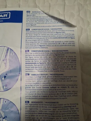 Funda lluvia/mosquitera Bebecar