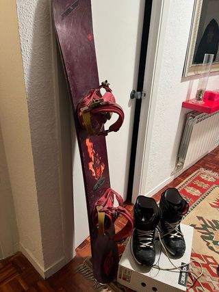 Tabla Snowboard + Botas Burton