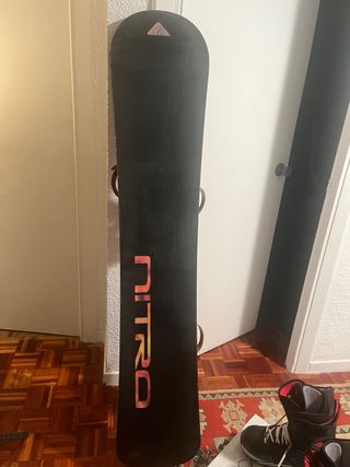 Tabla Snowboard + Botas Burton