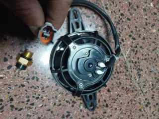 Electro ventilador moto y termocontacto
