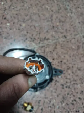 Electro ventilador moto y termocontacto