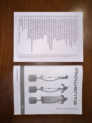 Plancha de vapor Rowenta profesional.