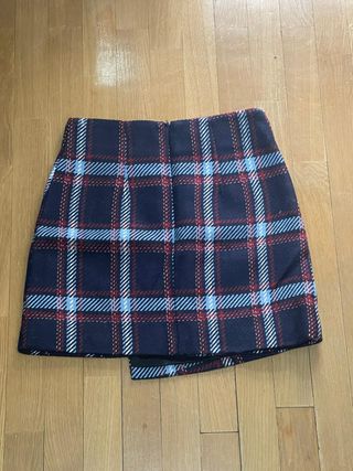 Mini falda de cuadros