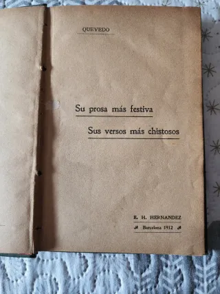 Obras festivas de Quevedo 1912