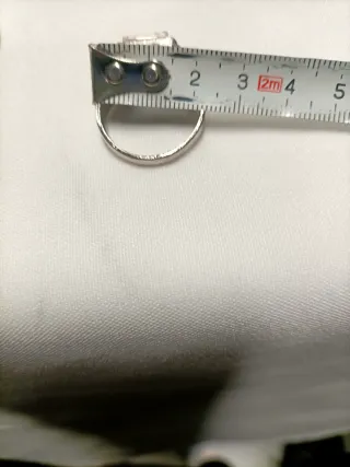 5 Anillos Acero y Cristal Strass Nuevos