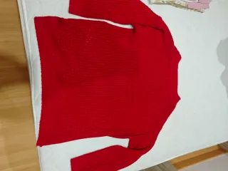 Jersey de hilo rojo