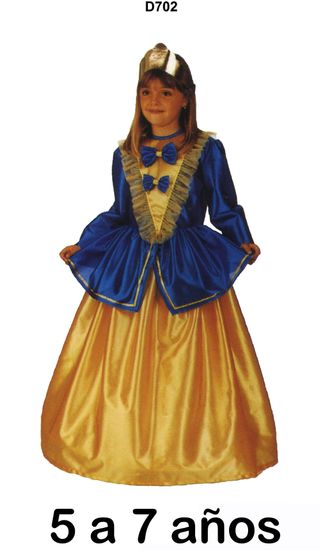 Disfraz Princesa Infantil T-3 (5-7 años)