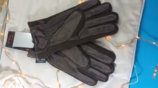 Guantes Piel Hombre Marrón Talla 9