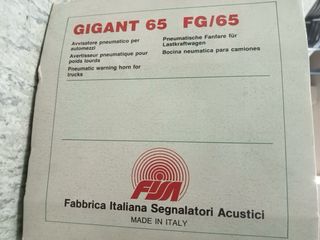 Bocina GIGANT 65 Cromada