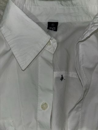 Camisa Polo Club Blanca Manga Larga
