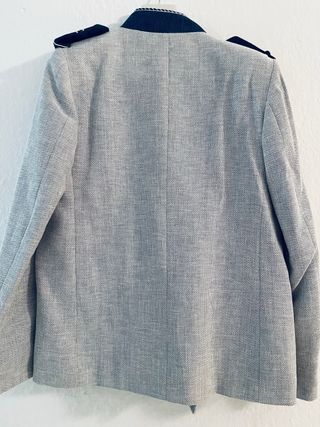 Traje Comunión Niño Gris y Azul