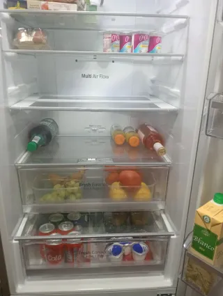 Nevera LG Acero Inoxidable No Frost