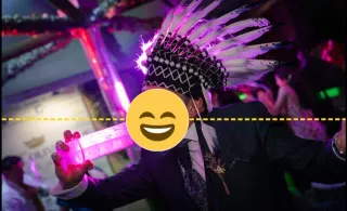 Capa y diadema luces y diadema indio NOVIOS