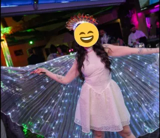 Capa y diadema luces y diadema indio NOVIOS