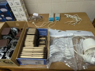 Lote material eléctrico variado