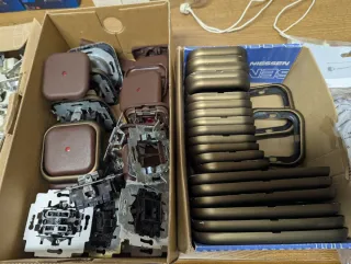 Lote material eléctrico variado