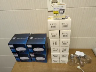 Lote material eléctrico variado