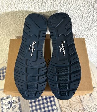 Zapatillas Pepe Jeans Brit Road Blancas Talla 41