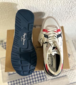 Zapatillas Pepe Jeans Brit Road Blancas Talla 41