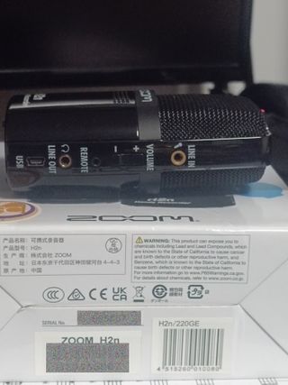 Grabadora Zoom H2n Profesional