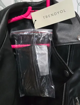 Chaqueta Biker Negra Talla S