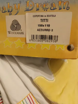 Set copertina + lenzuola bimbi