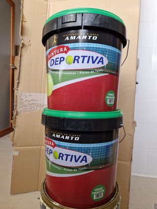 Pintura Deportiva Verde Frontón Amarto