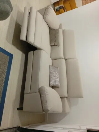 Sofá eléctrico reclinable
