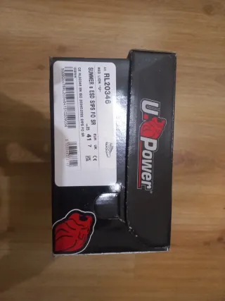 Zapatos de seguridad U-Power grises y verdes