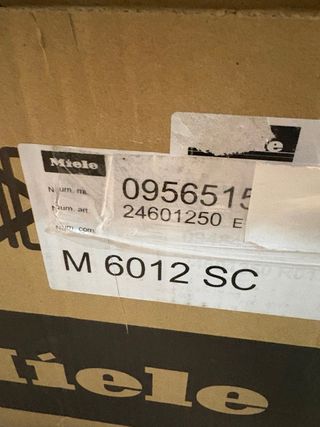 Microondas Miele 6012 LEER ANUNCIO COMPLETO