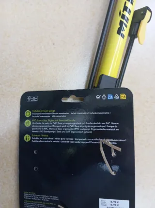 Hinchador de pie MITTICAL amarillo