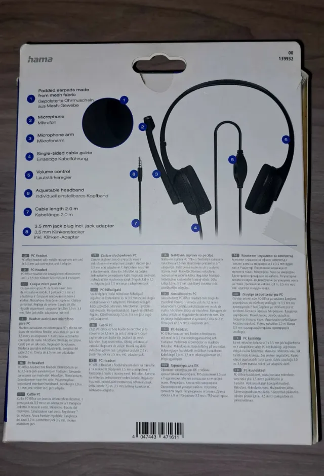 Auriculares PC con micrófono