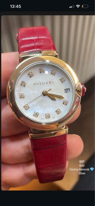 Reloj Bulgari Diamantes Ref:102639 Solo reloj*