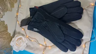 Guantes de Piel Hombre Talla 11 Negro