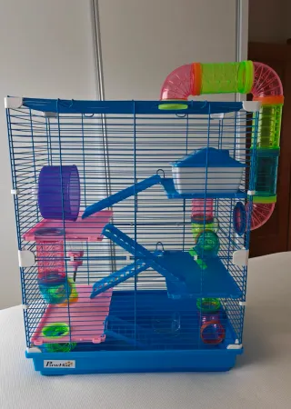 Jaula Hámster Nueva PawHut Accesorios