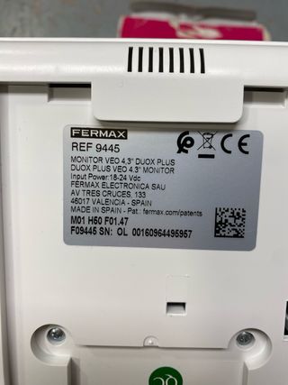 Monitor Fermax Veo 4,3 DUOX Plus