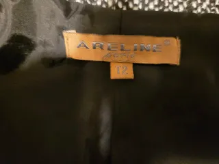 Chaqueta Areline París Tweed Negra y Gris