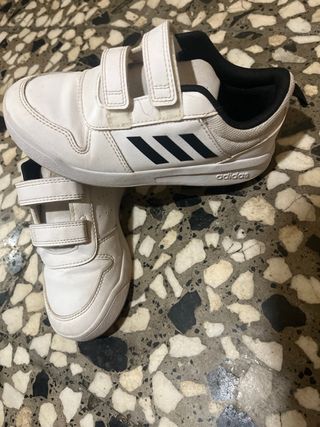 Scarpe Adidas Velcro Bambini Bianche Taglia 32