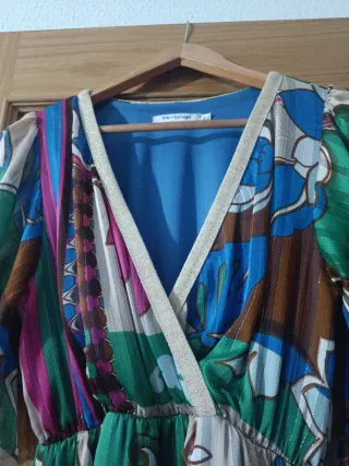 Vestido estampado multicolor
