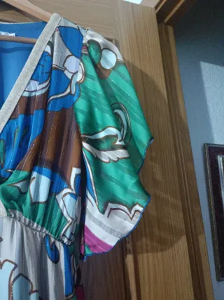 Vestido estampado multicolor