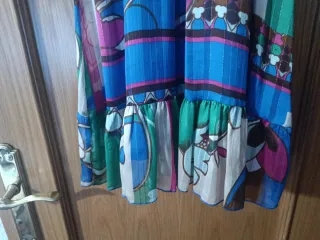 Vestido estampado multicolor