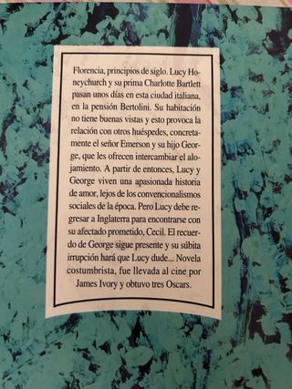 Una habitación con vistas, Edward Morgan Forster