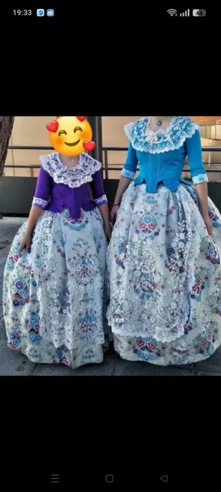 Trajes Fallera Niña 9 y 13 Años