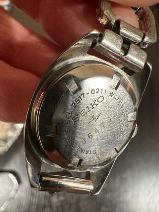 Lote 3 relojes Seiko vintage
