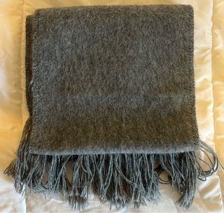 Bufanda de alpaca gris Camargo