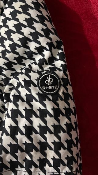 Chaqueta con estampado pata de gallo